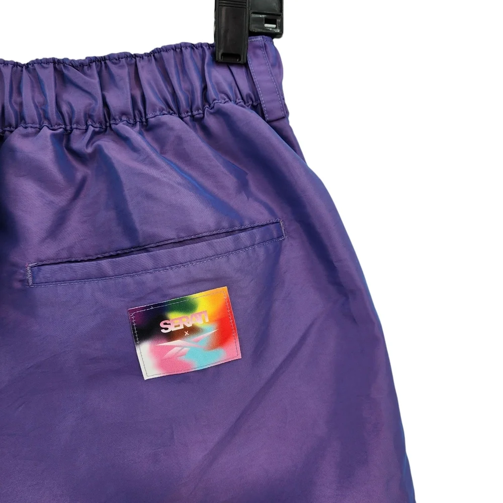 Nao Serati x Reebok Women's Woven Shorts Grape Punch Sz M